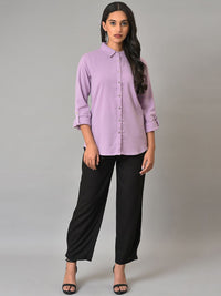 W Women Mid-Rise Regular Fit Parallel Trousers