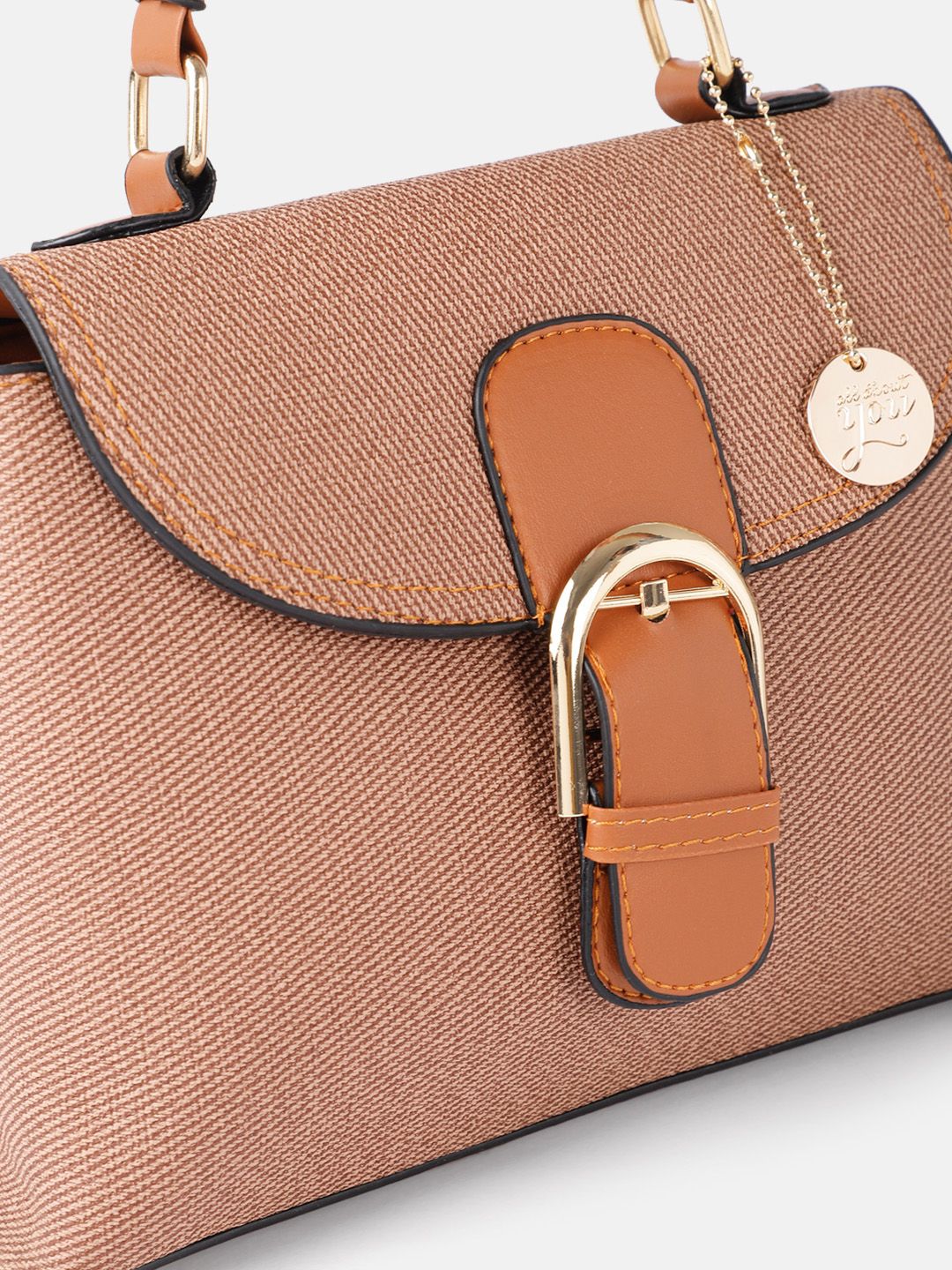 all about you Geometric Structured Satchel
