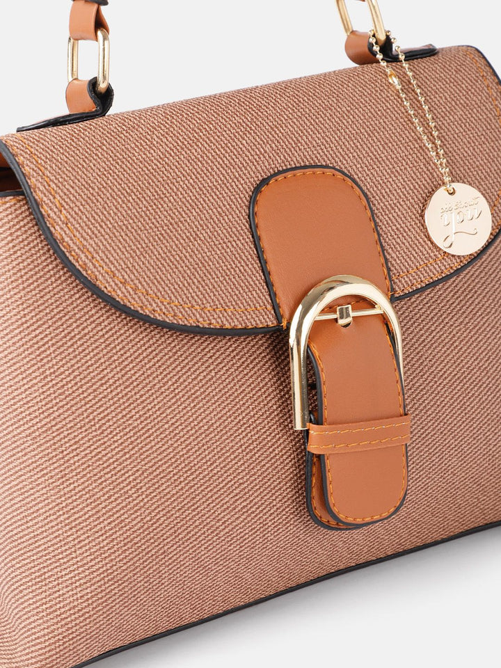 all about you Geometric Structured Satchel