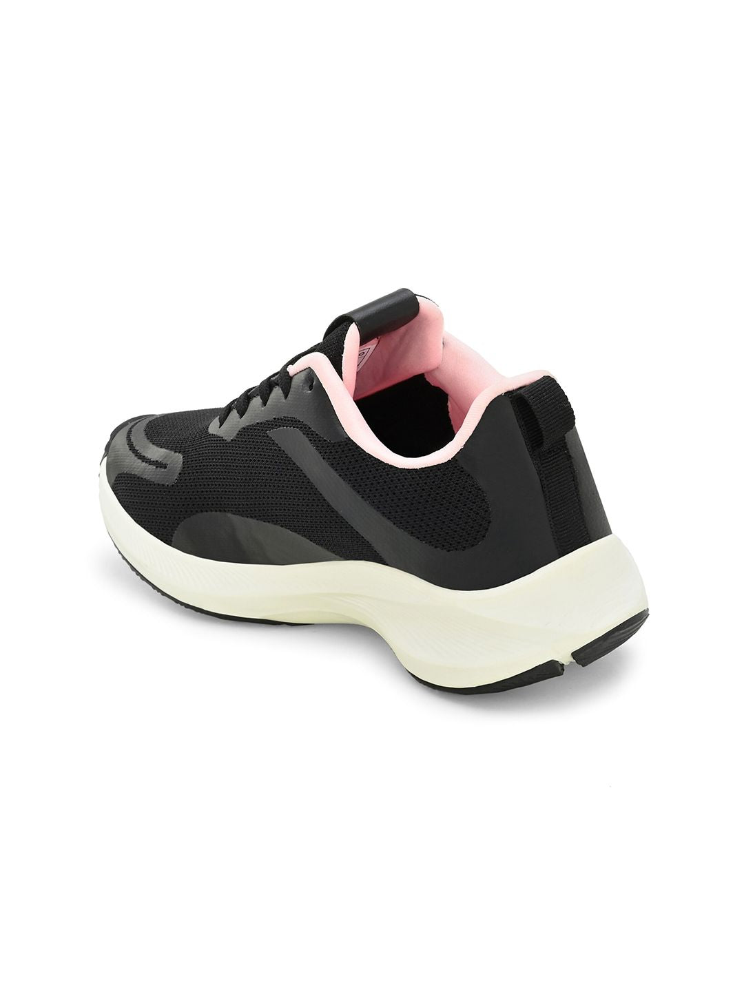 HRX by Hrithik Roshan Women Black & Pink Memory Foam Mesh Running Shoes