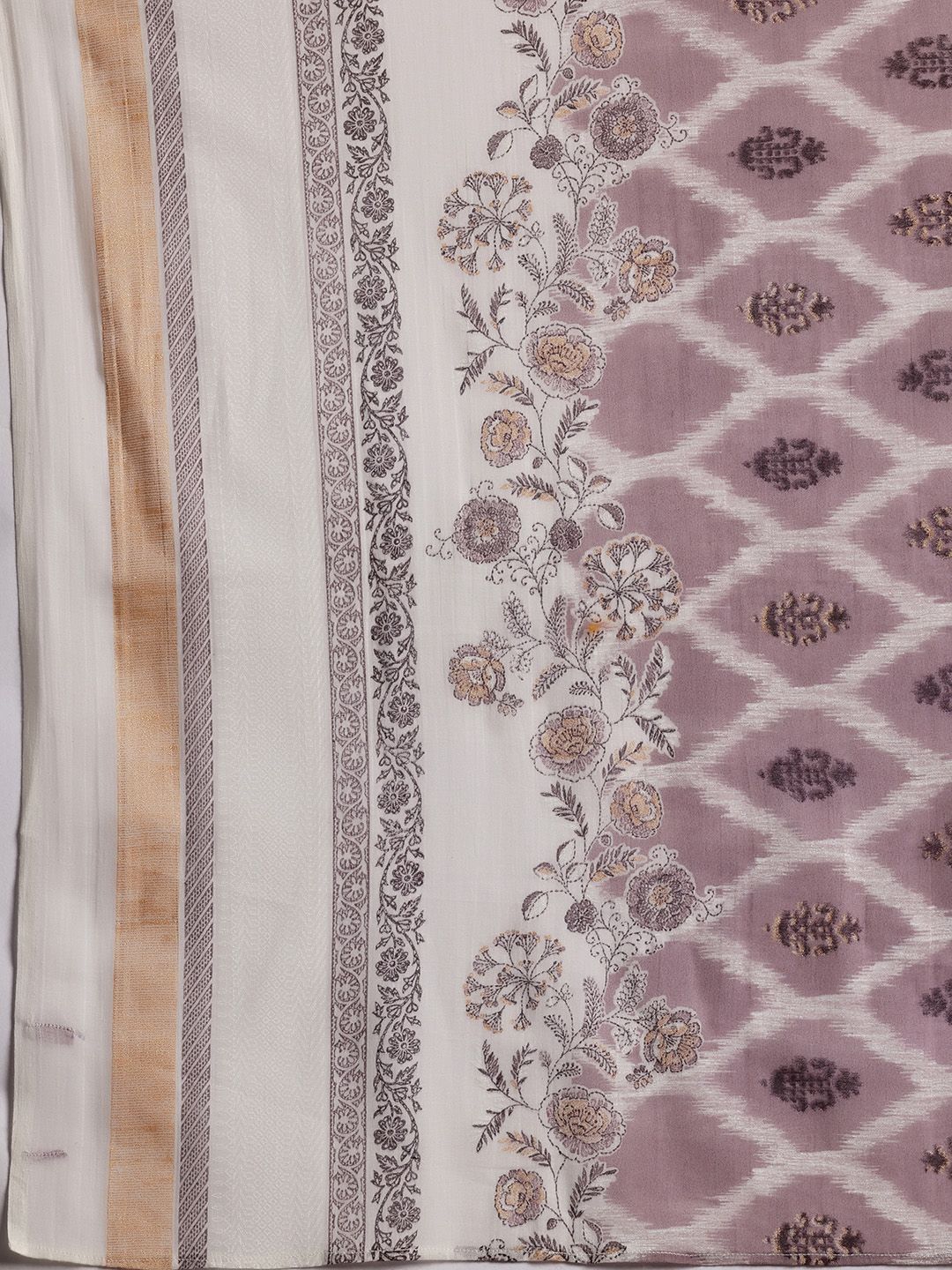 Libas Women Floral Printed Thread Work Pure Cotton Kurta with Salwar & With Dupatta