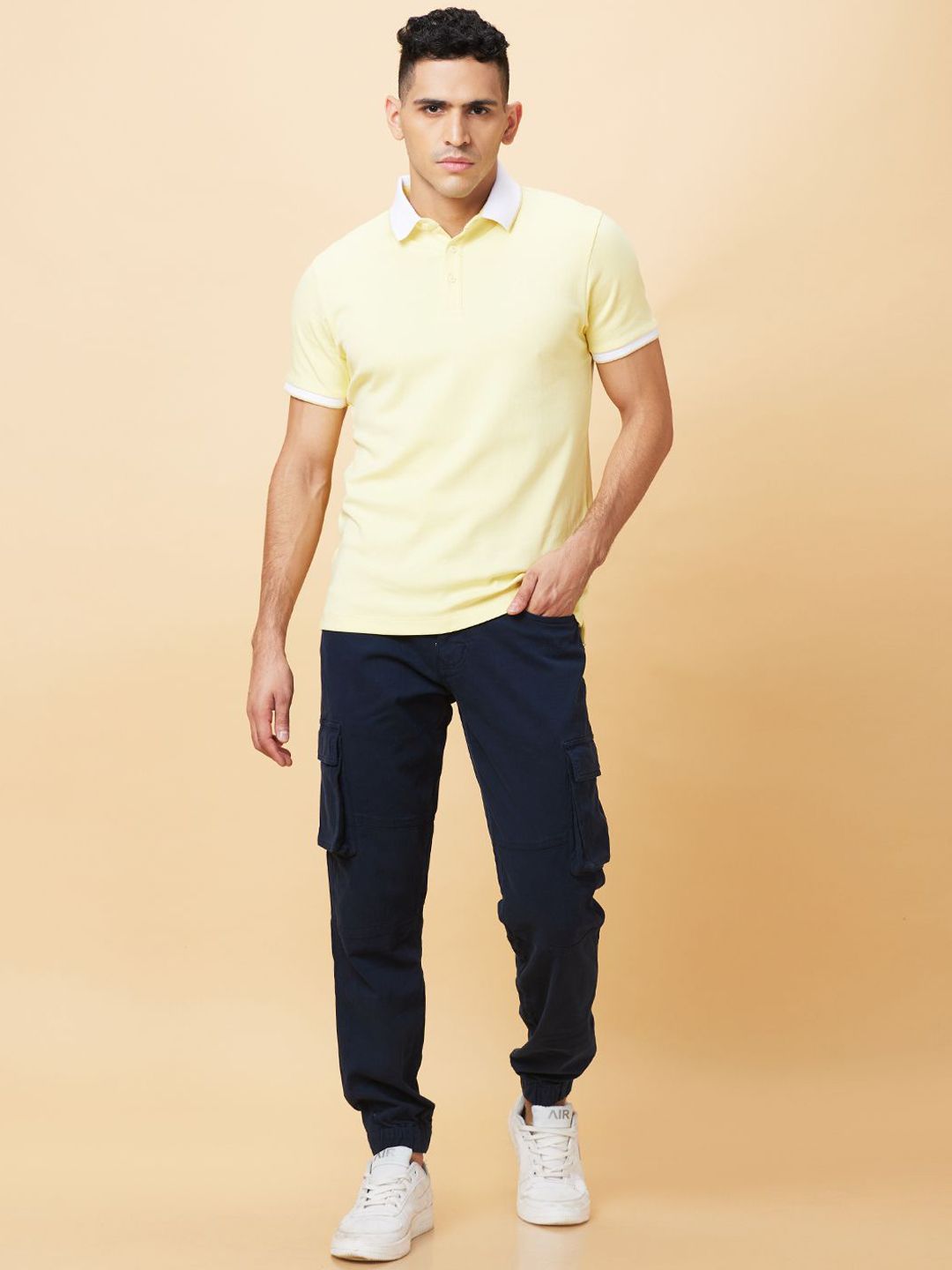 Being Human Men Slim-Fit Cargo Joggers