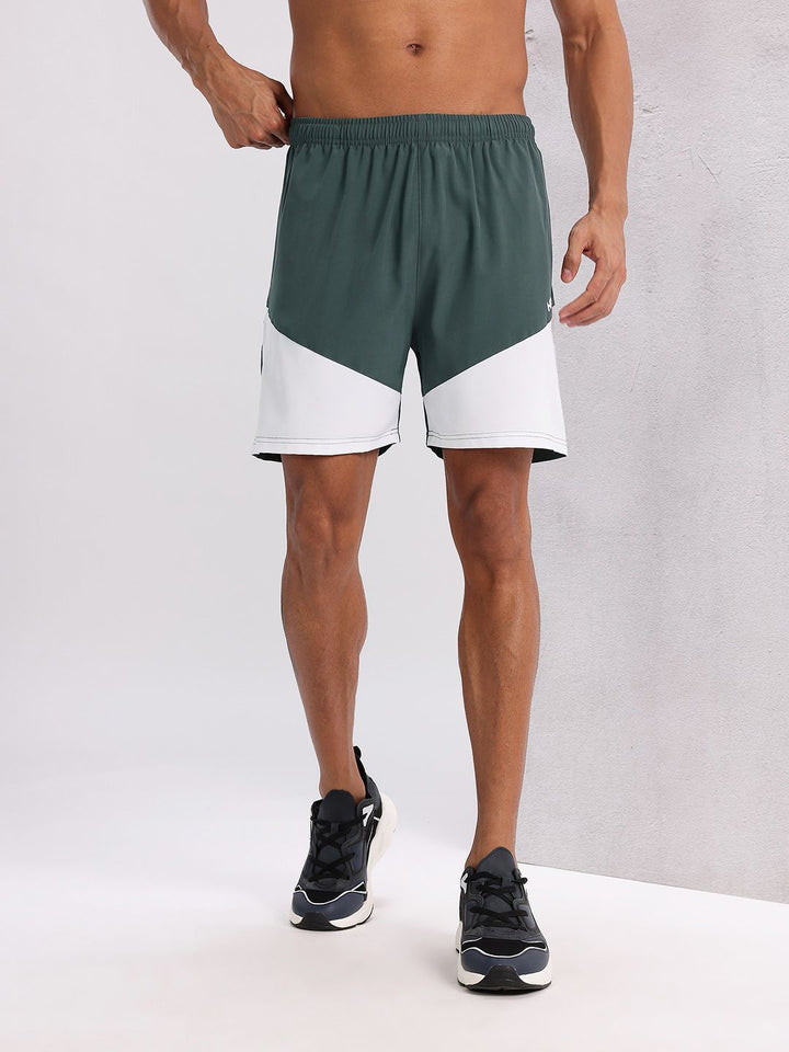 HRX by Hrithik Roshan Men Colourblocked Rapid-Dry Running Shorts
