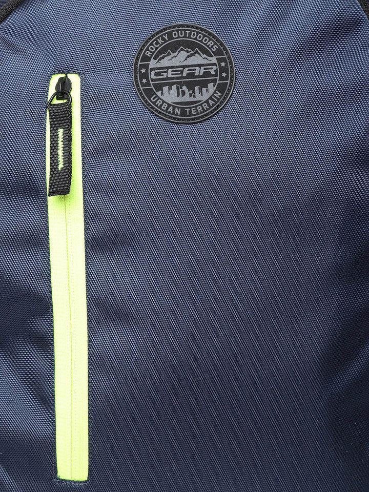 Gear Unisex Navy Blue Solid Backpack
