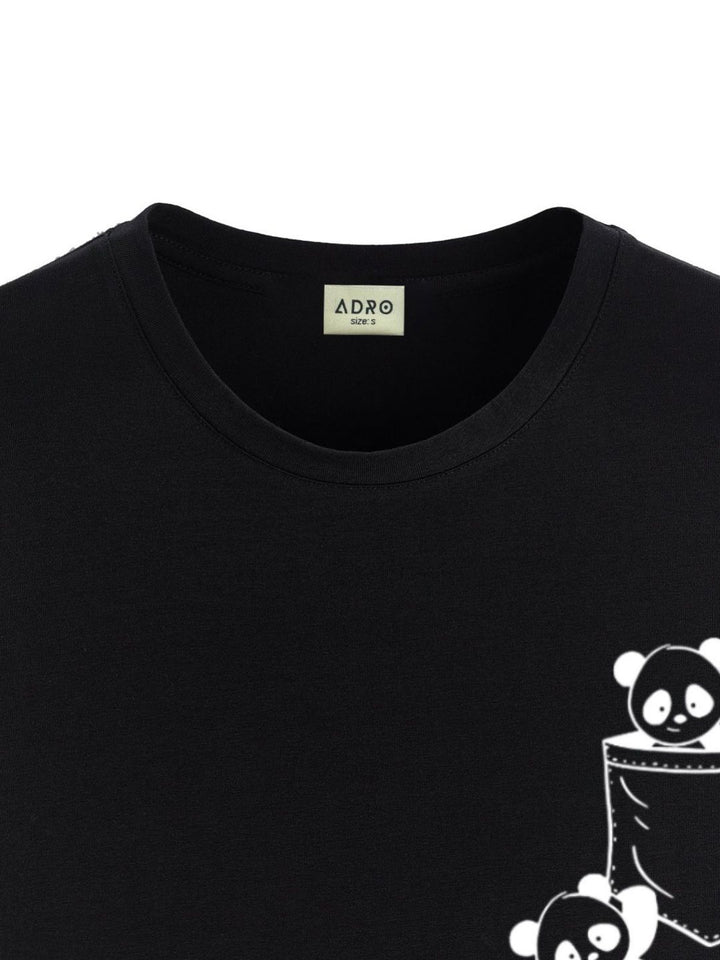 ADRO Men Printed Pockets T-shirt