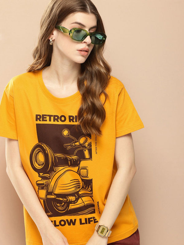 Difference of Opinion Printed Pure Cotton Boxy T-shirt