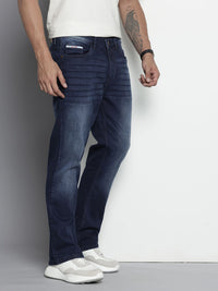 The Indian Garage Co Men Bootcut Light Fade Stretchable Jeans