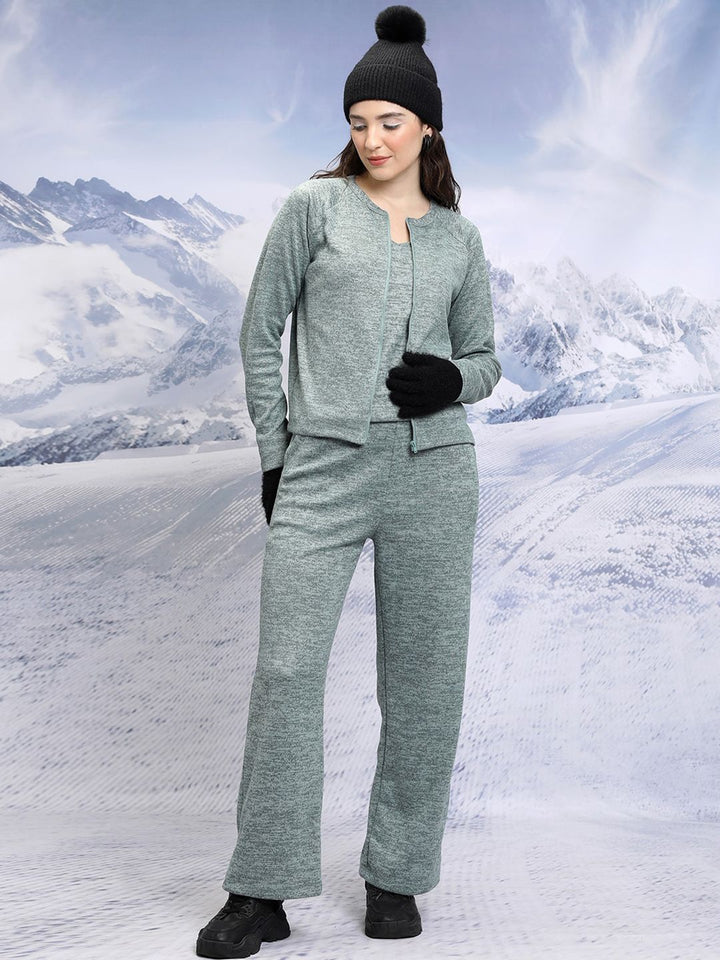 Tokyo Talkies Sleeveless Top & Jacket With Trousers