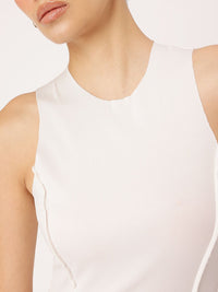 DressBerry Insta-Ready Ribbed Sleeveless Mini Dress