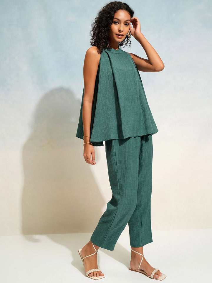 ESPYR By Tokyo Talkies Relaxed Top With  Trouser Co-Ord