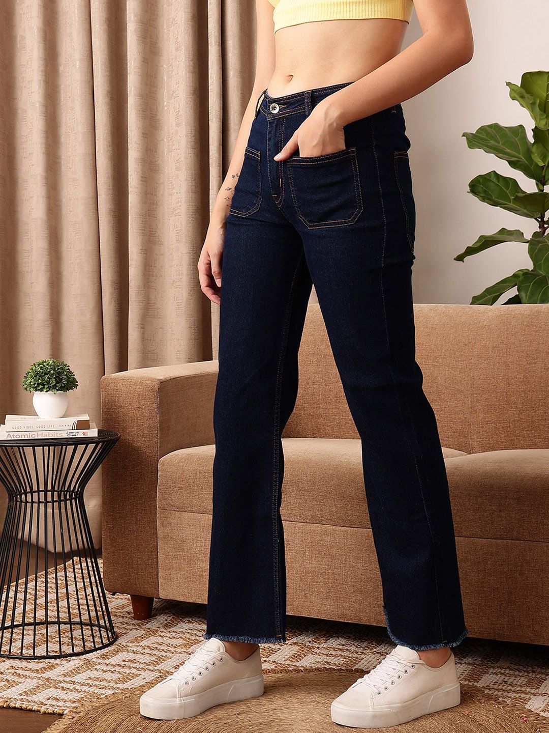 STREET 9 Women Comfort Bootcut Clean Look Jeans