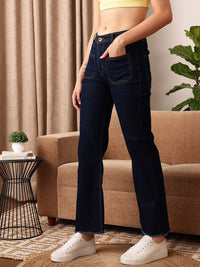 STREET 9 Women Comfort Bootcut Clean Look Jeans