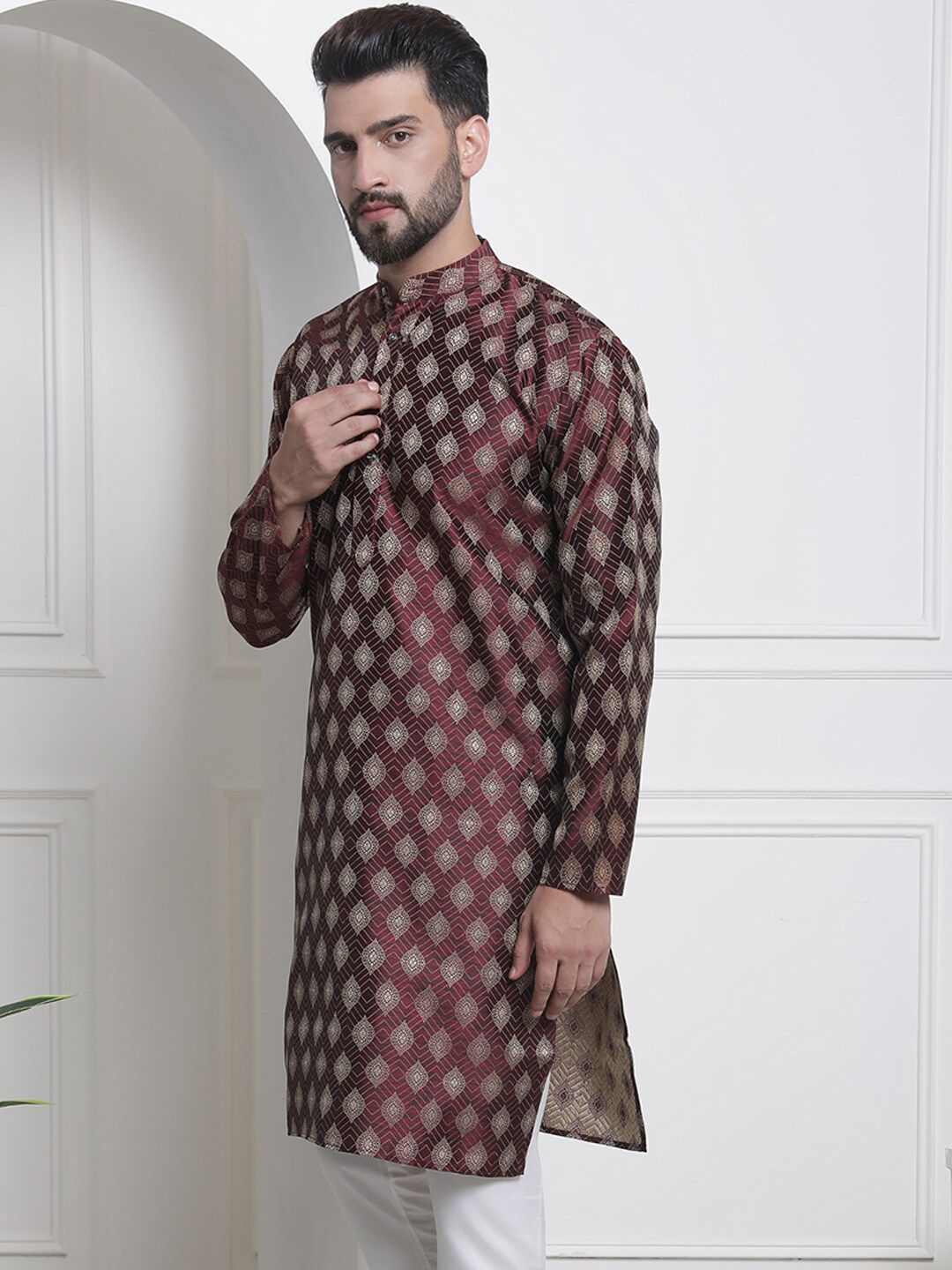 SOJANYA Kurta Katun Sulam Motif Etnik
