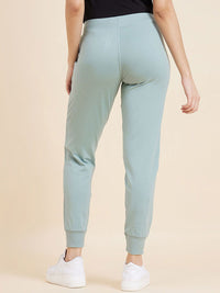 Sweet Dreams Green Women Mid Rise Joggers