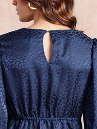 all about you Animal Satin A-Line Mini Dress
