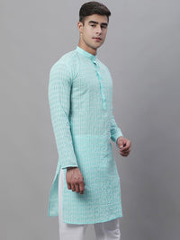 SOJANYA Ethnic Motifs Embroidered Thread Work Pure Cotton Kurta