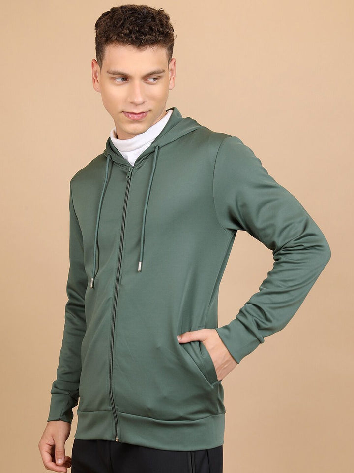 HIGHLANDER Hooded Front-Open Sweatshirt