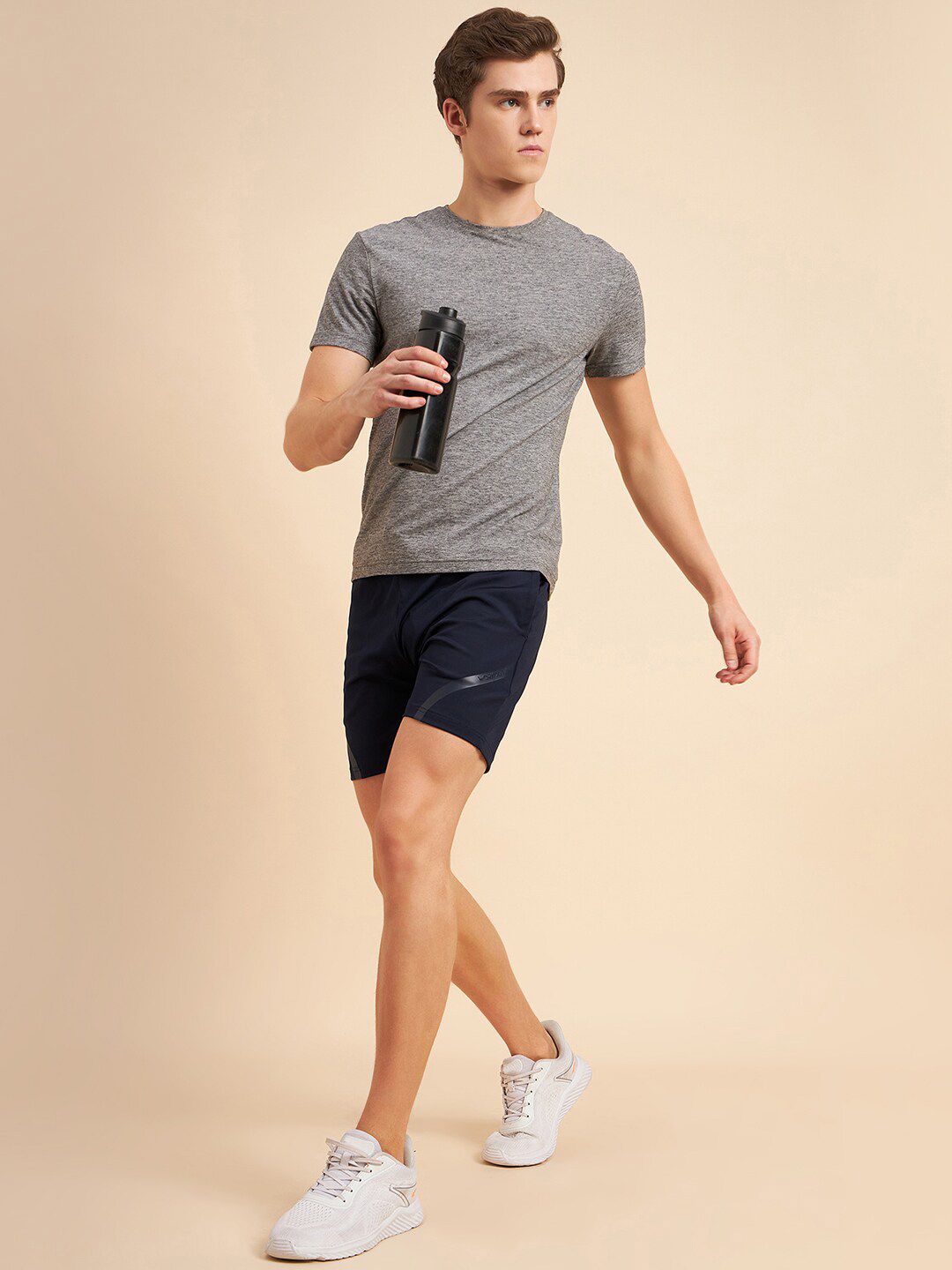 Sweet Dreams Men Navy blue Mid Rise Sports Shorts