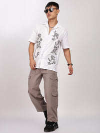 Eszett Men Floral Printed Casual Shirt