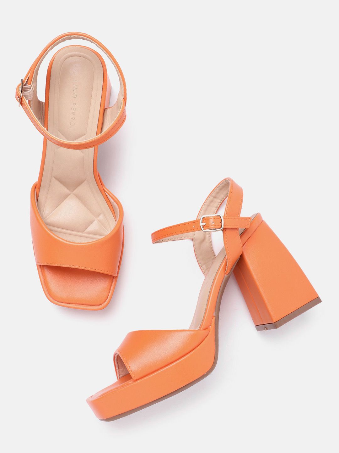 Lino Perros Open Toe Platform Heels