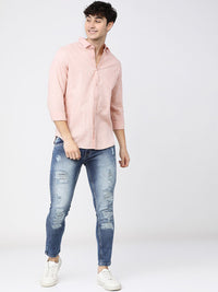 Highlander Men Biru Tapered Fit L sedikit Terlindung Berat Pudar