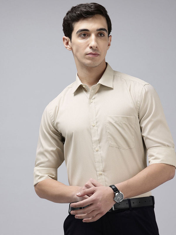 Park Avenue Slim Fit Micro diperiksa baju rasmi