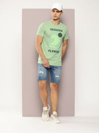 DILLINGER Men Graphic Printed Embossed Oversized T-shirt