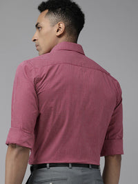 Park Avenue Pure Cotton Slim Fit Micro Checked Formal Shirt