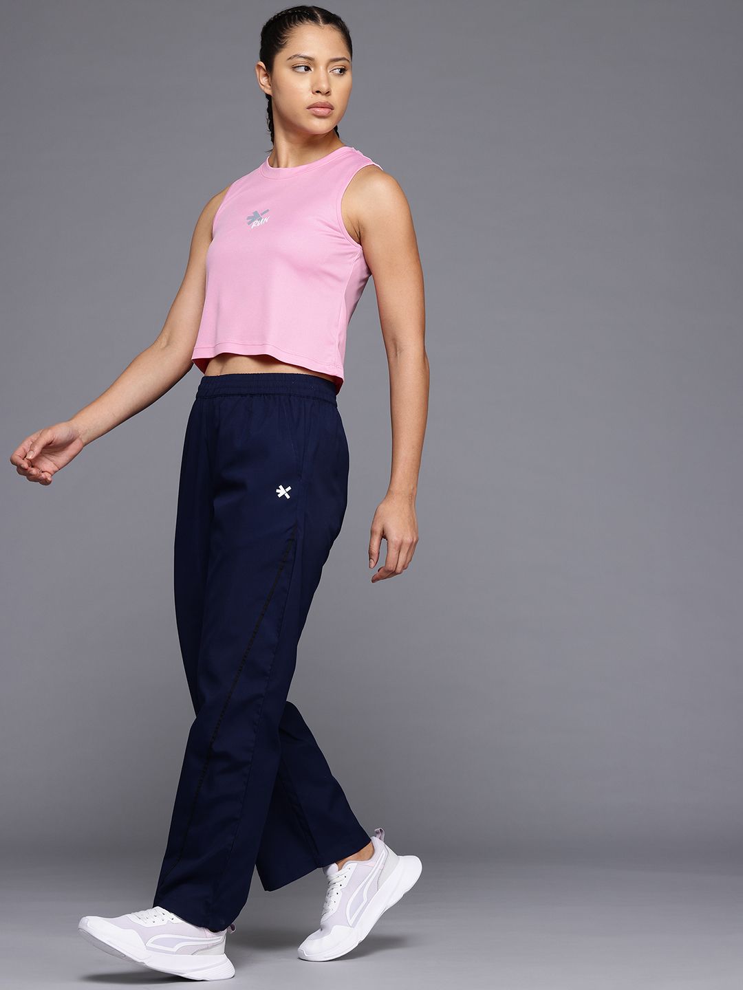 HRX by Hrithik Roshan Brand Logo Print Rapid-Dry Running T-shirt