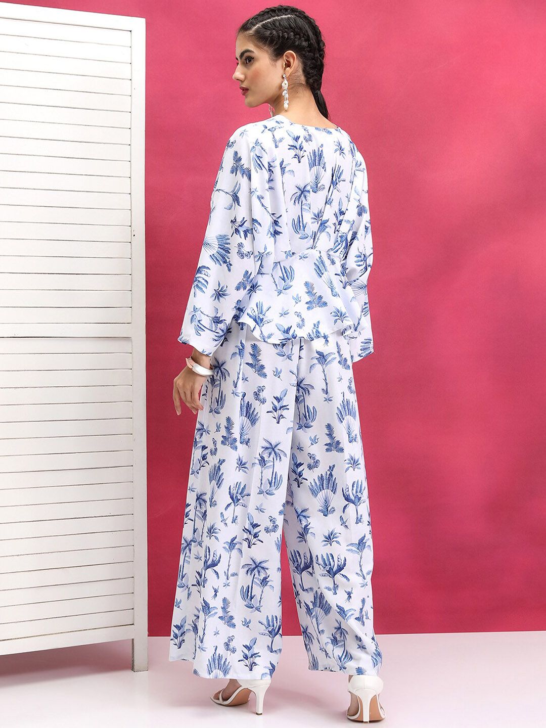 Vishudh Printed Tunic With Pants Co-Ords