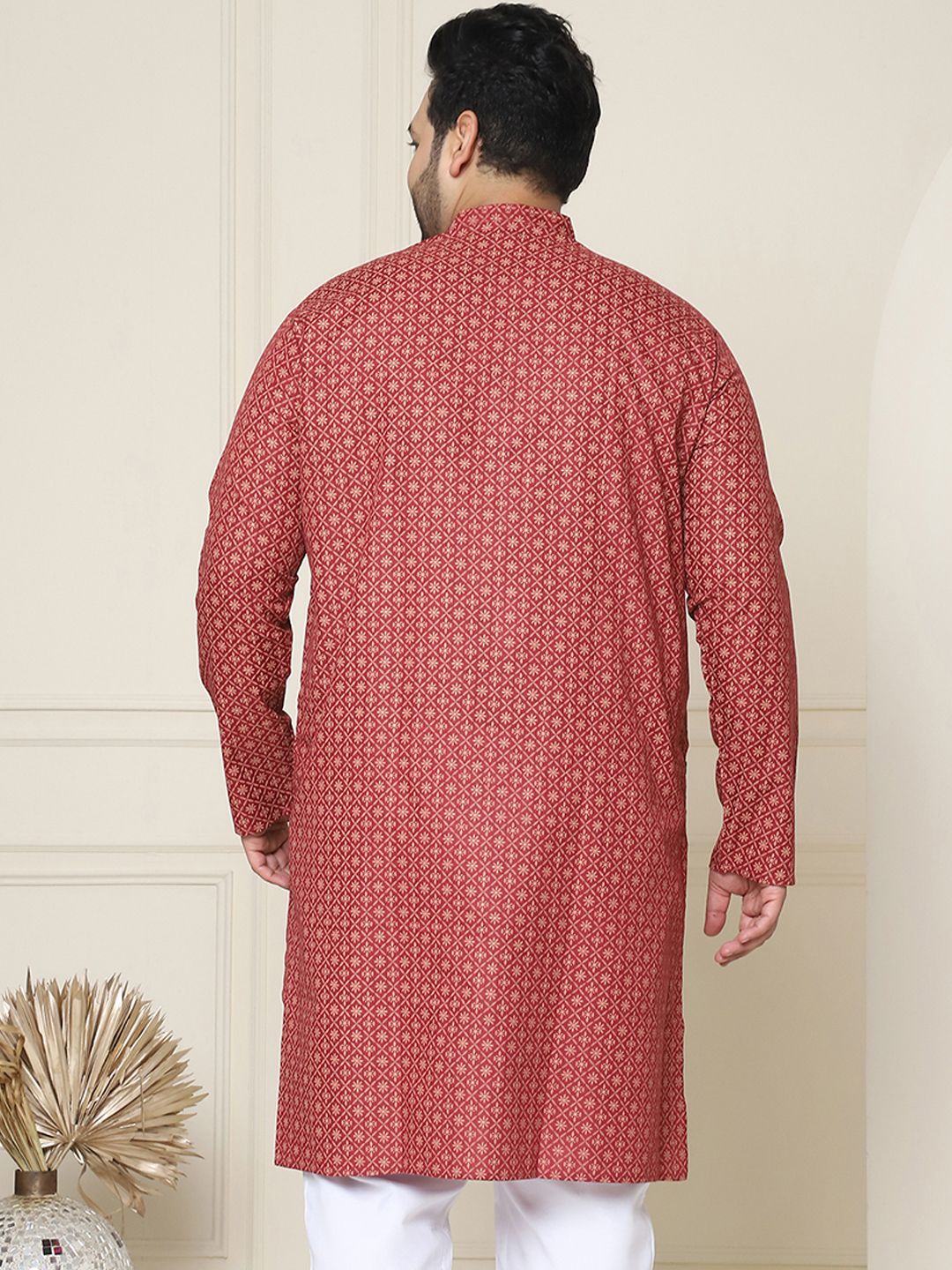 SOJANYA PLUS Motif Etnik Bercetak Kurta