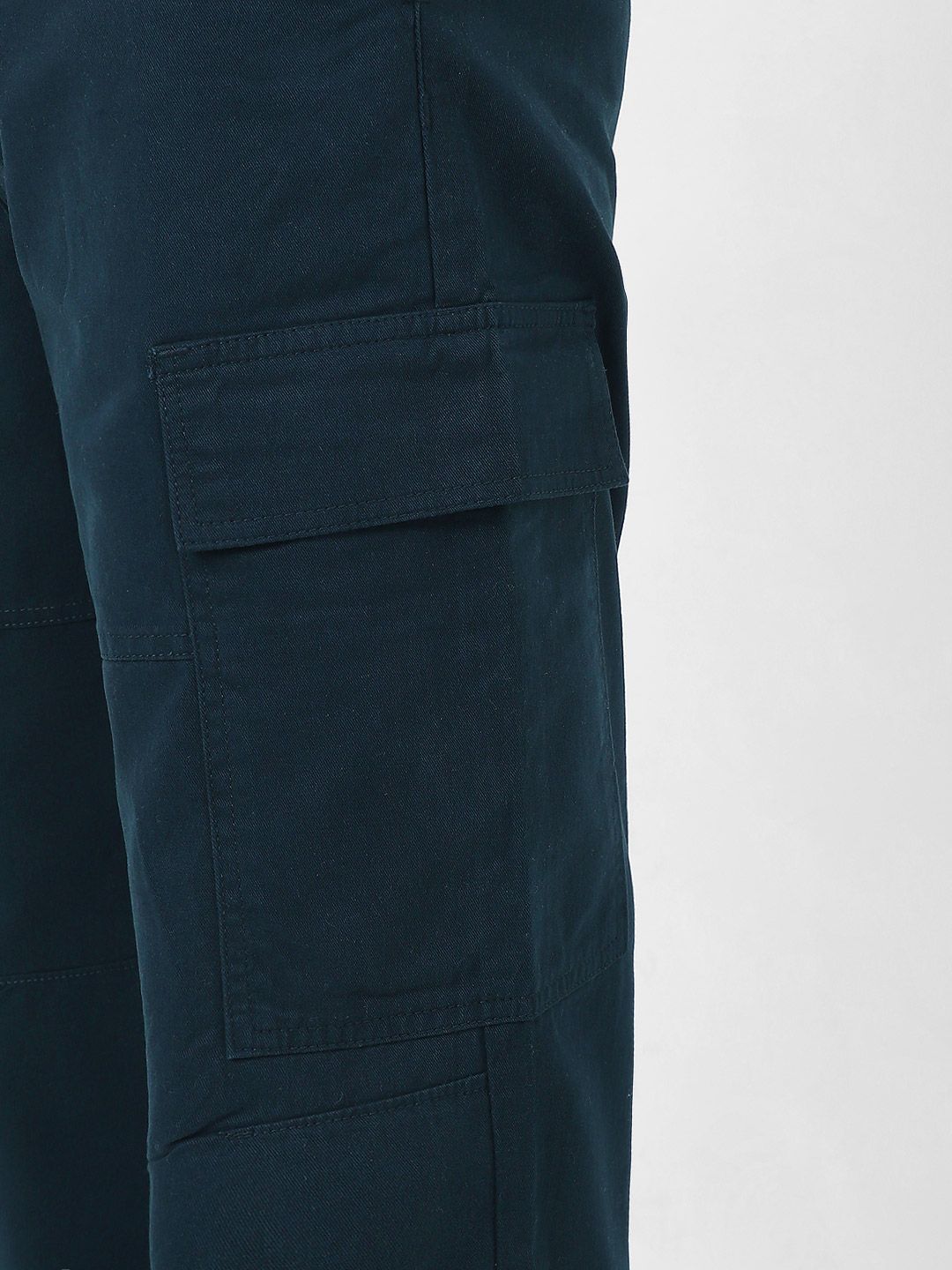 Urbano Fashion Men Loose Baggy Fit Pure Cotton Cargo Trouser
