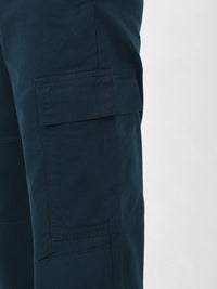 Urbano Fashion Men Loose Baggy Fit Pure Cotton Cargo Trouser