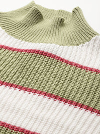 DressBerry Women Striped Acrylic Pullover