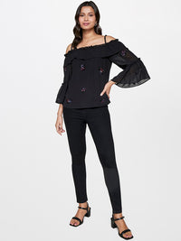 AND Women Skinny Fit Mid-Rise Jeggings