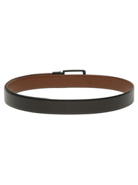 Teakwood Leathers Men Textured Leather Reversible Belt