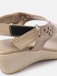 DressBerry Wedge Heel with Laser Cuts