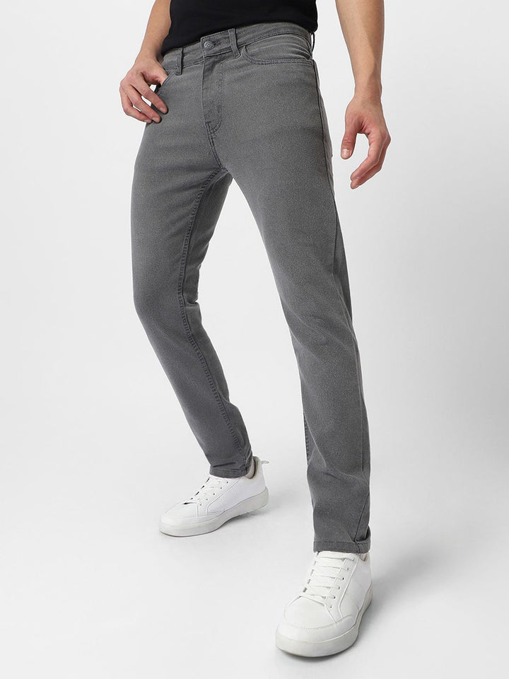 Urbano Fashion Men Clean Look Mid-Rise Stretchable Jeans