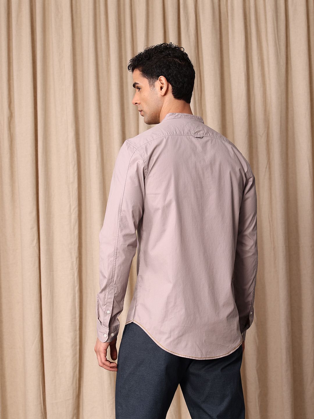 Mr Bowerbird Tailored Fit Pure Cotton Casual Shirt