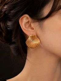 PANASH Gold-Plated Quirky Studs Earrings