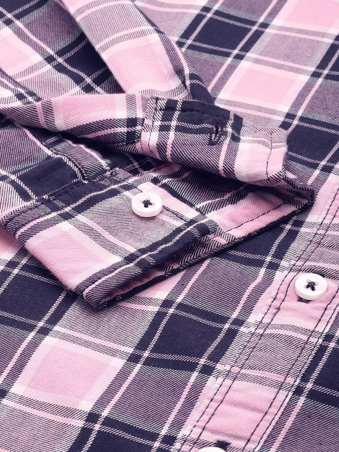 The Indian Garage Co Men Checked Casual Shirt
