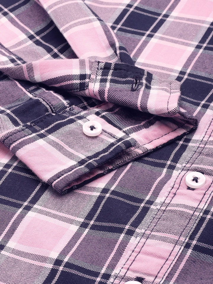 The Indian Garage Co Men Checked Casual Shirt
