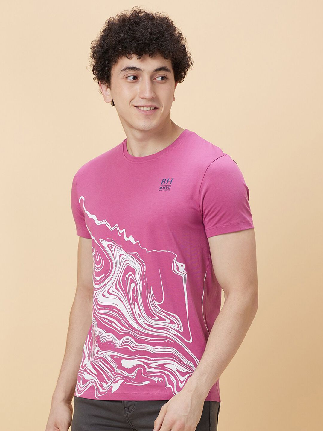 Being Human Graphic Printed Pure Cotton T-shirt