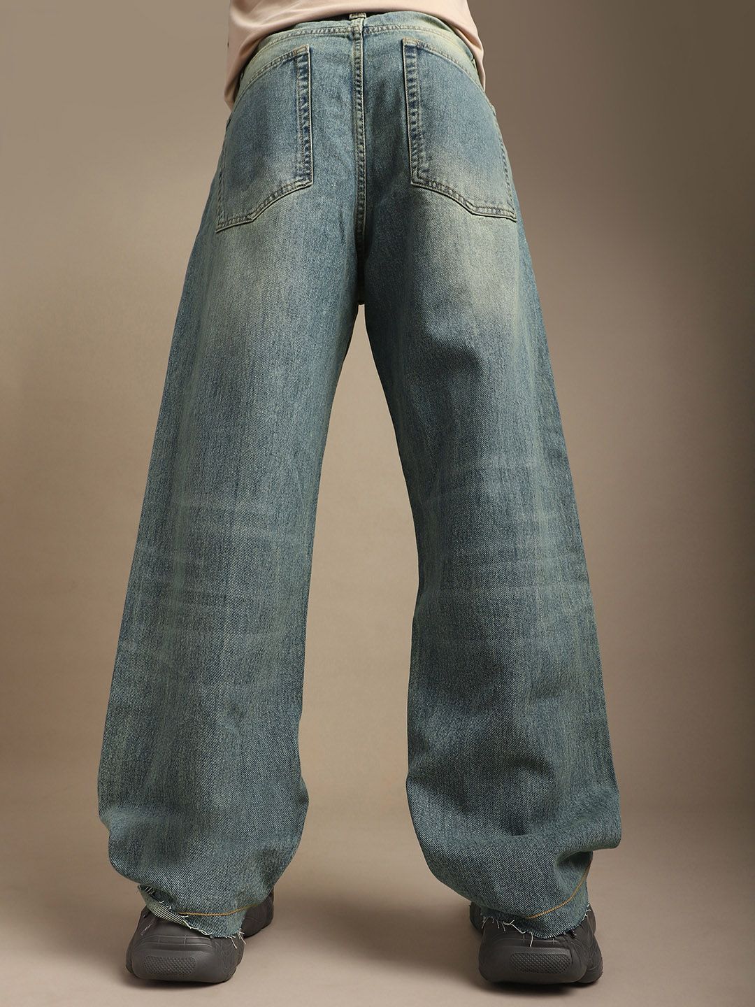DILLINGER Men Loose Relaxed Fit Mid-Rise Jeans