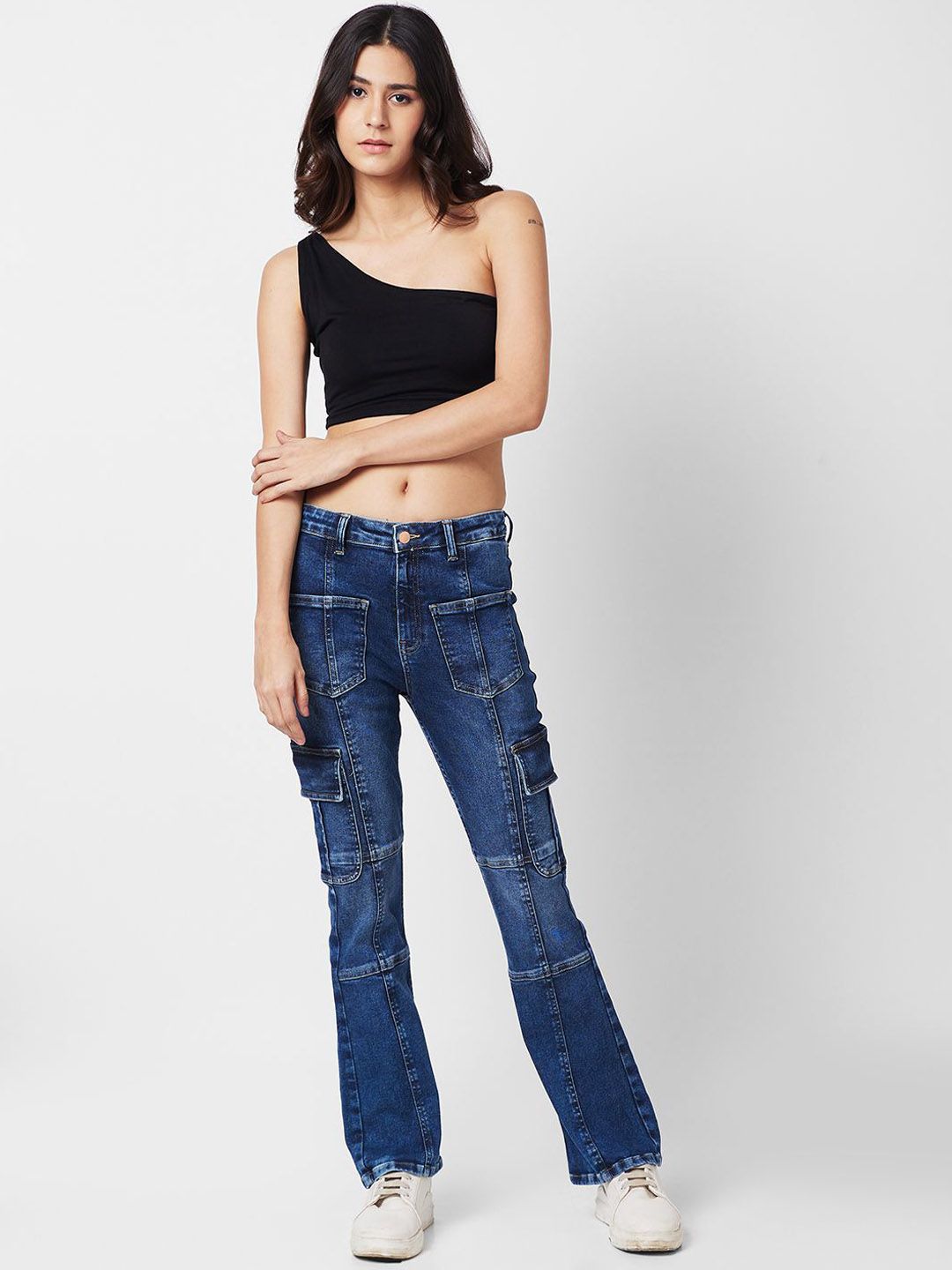 SPYKAR Women Bootcut Light Fade Stretchable Jeans