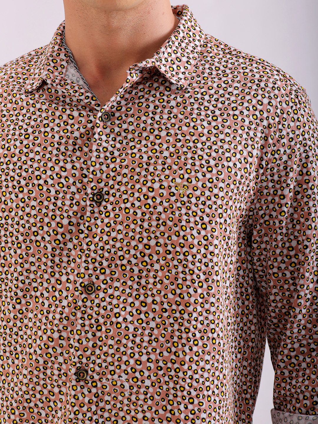 The Indian Garage Co Men Slim Fit Opaque Printed Casual Shirt