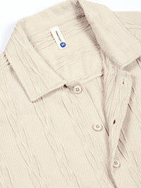 Thomas Scott Men Smart Fit Cutaway Collar Textured Casual Shirt