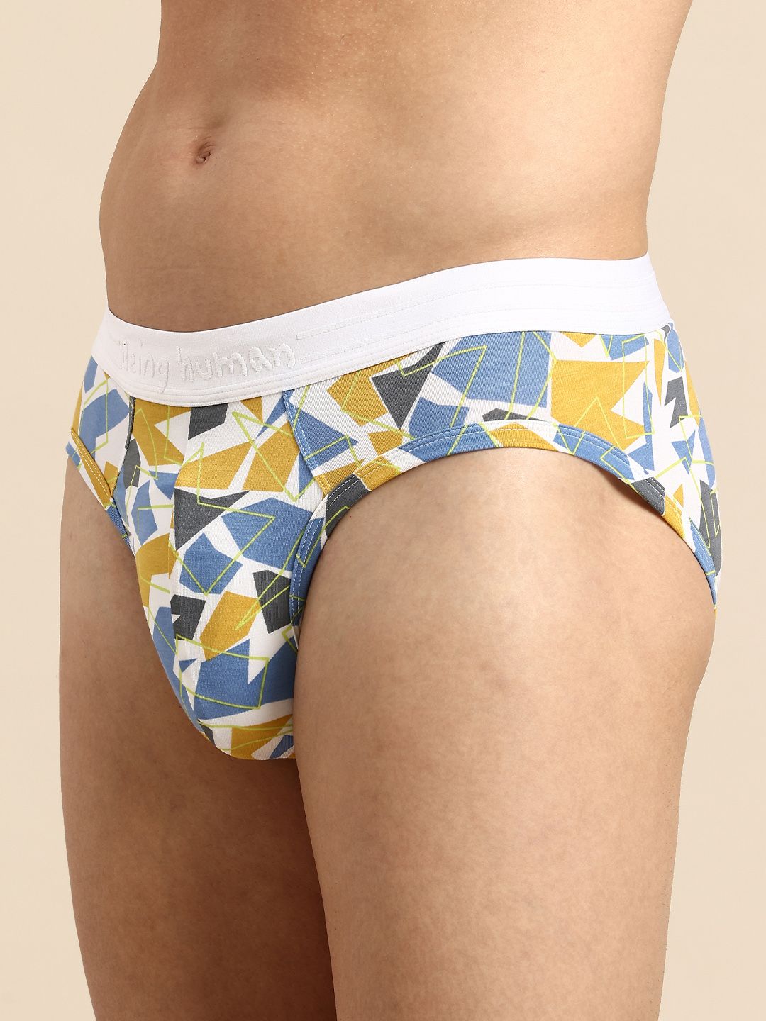 Being Human Men Printed Micro Technology Briefs BHMUB24507