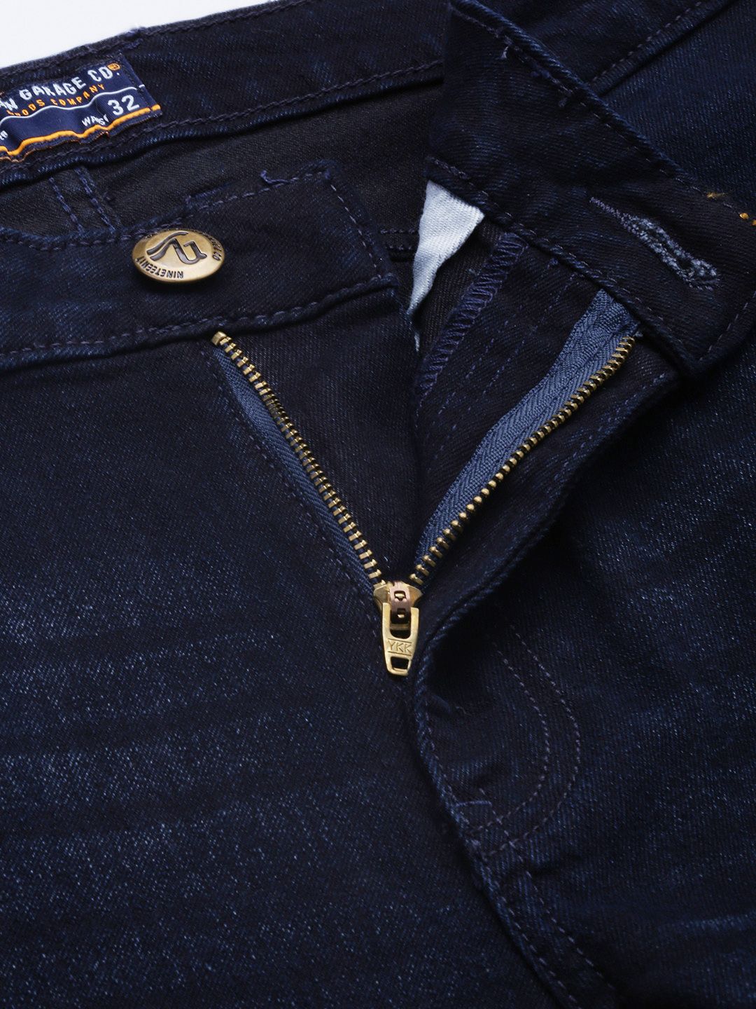 The Indian Garage Co Men Bootcut Light Fade Stretchable Jeans