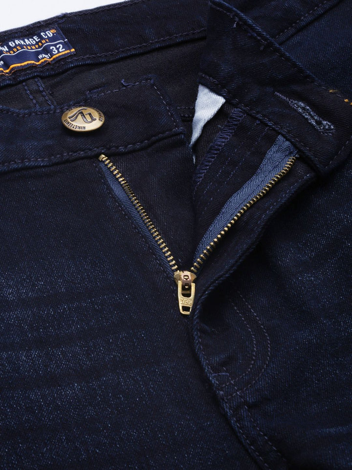 The Indian Garage Co Men Bootcut Light Fade Stretchable Jeans